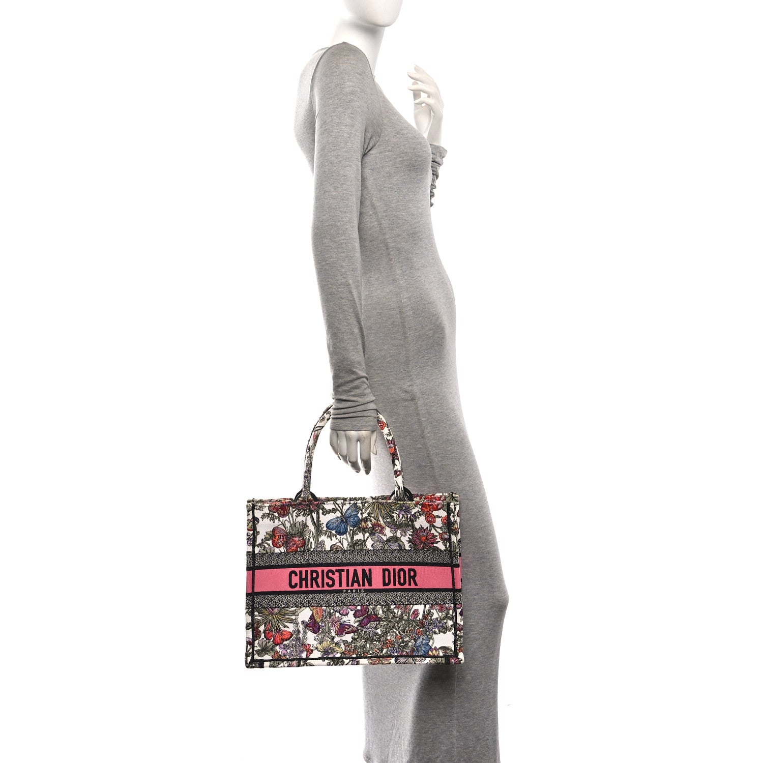 Canvas Embroidered Medium Mexico Millefiori Book Tote White Multicolor £¨ Direct shipment via from wholesalehk.shop