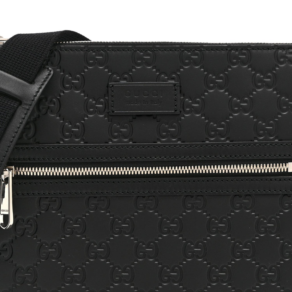 Guccissima Signature Small Messenger Bag Black £¨ Direct shipment via from wholesalehk.shop