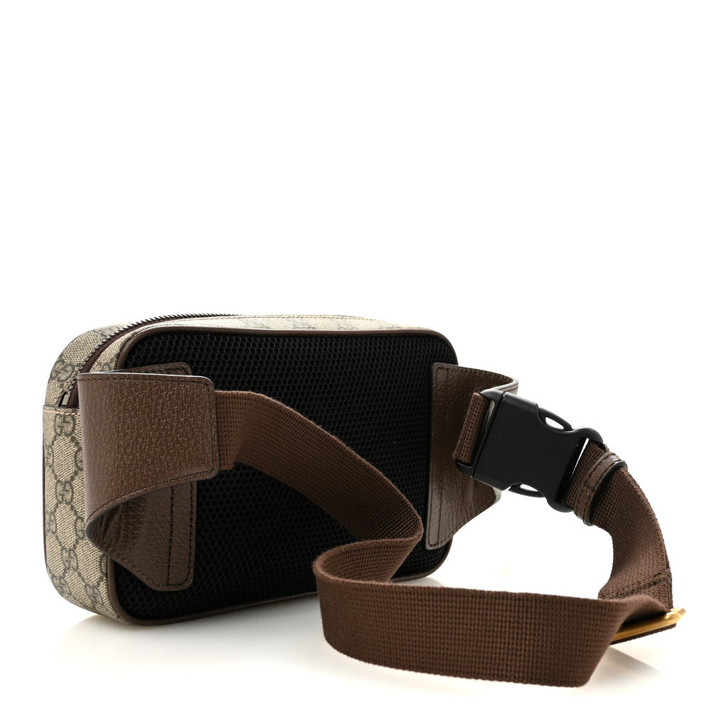 Soft GG Supreme Monogram Medium Ophidia Belt Bag Dark Brown wholesalehk.shop