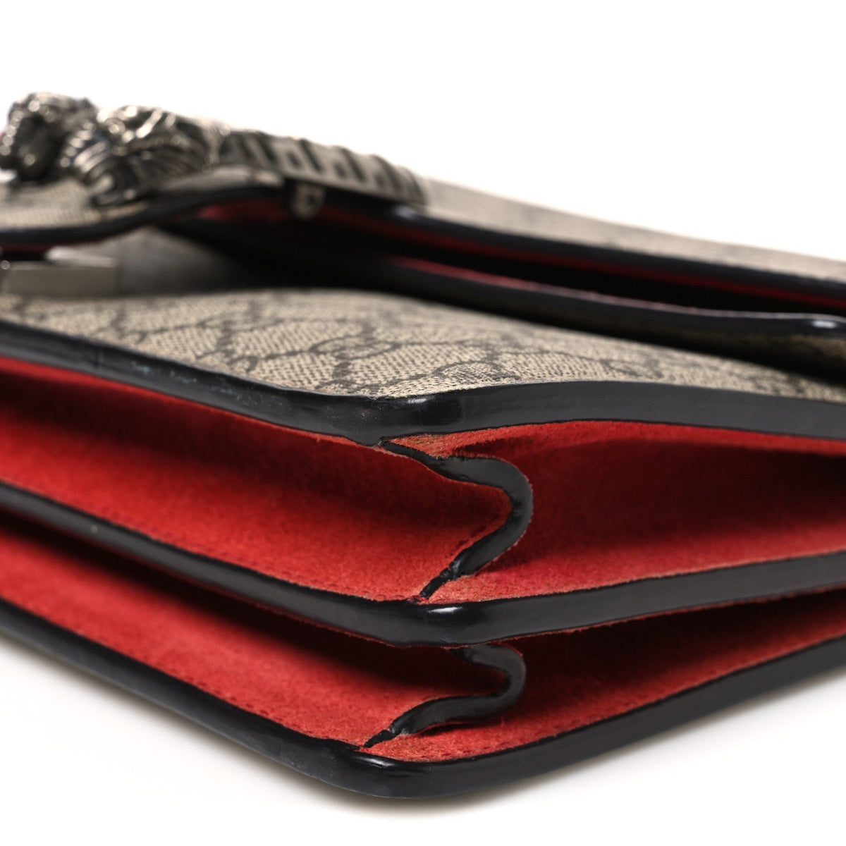 GG Supreme Monogram Small Dionysus Shoulder Bag Red wholesalehk.shop