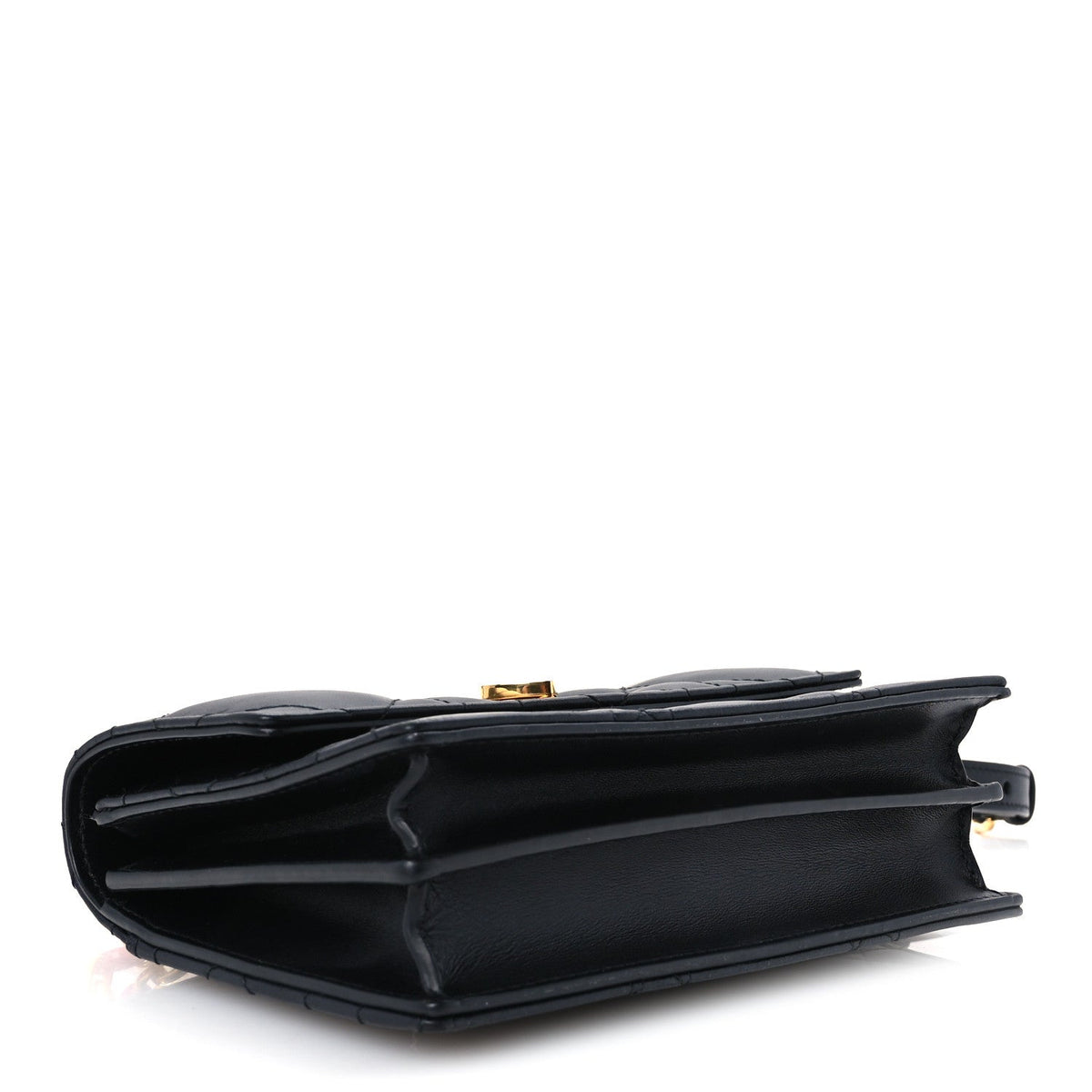 Lambskin Enamel Macrocannage Dioramour Mini Miss Caro Bag Black Red wholesalehk.shop