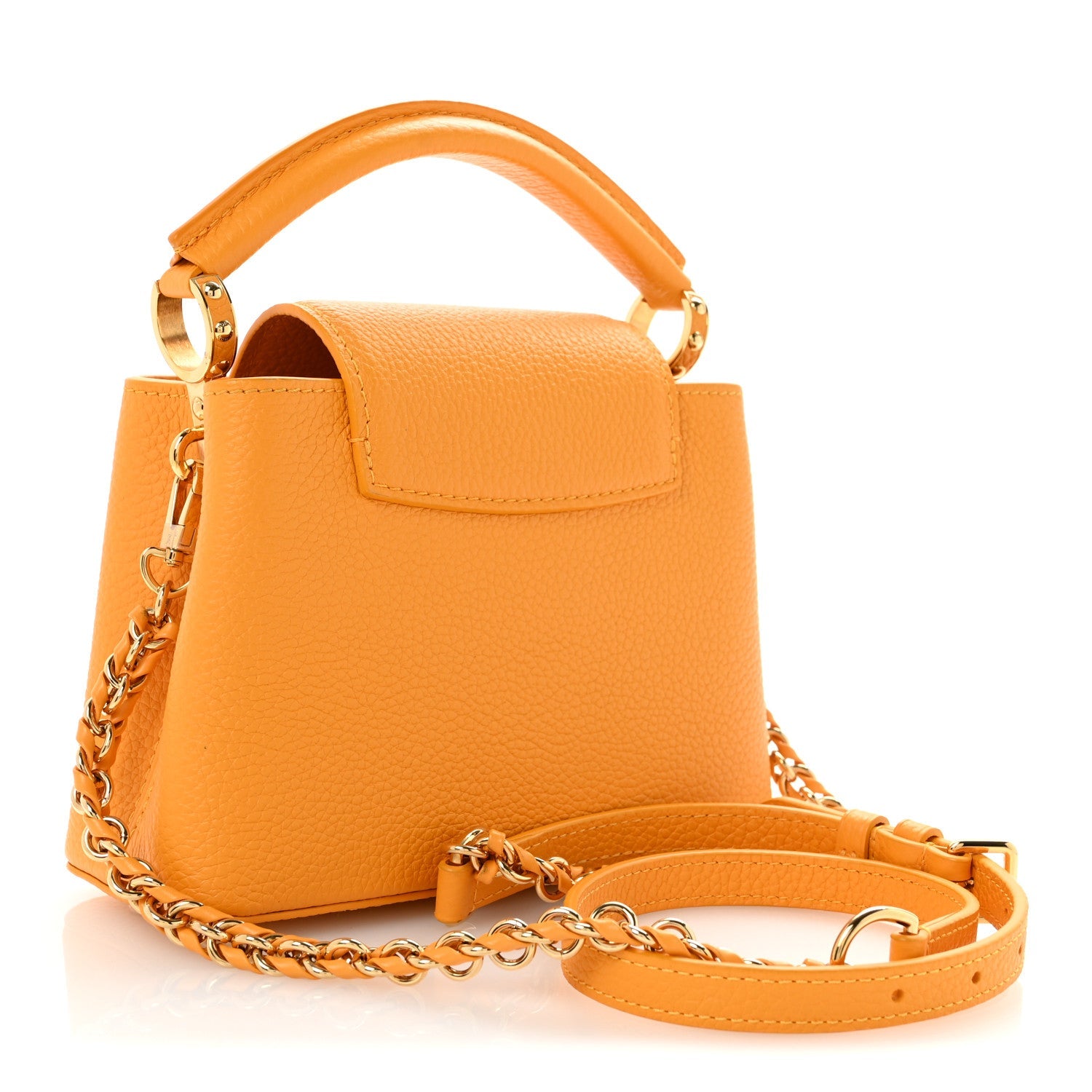Taurillon Mini Capucines Sunbeam Yellow £¨ Direct shipment via from wholesalehk.shop