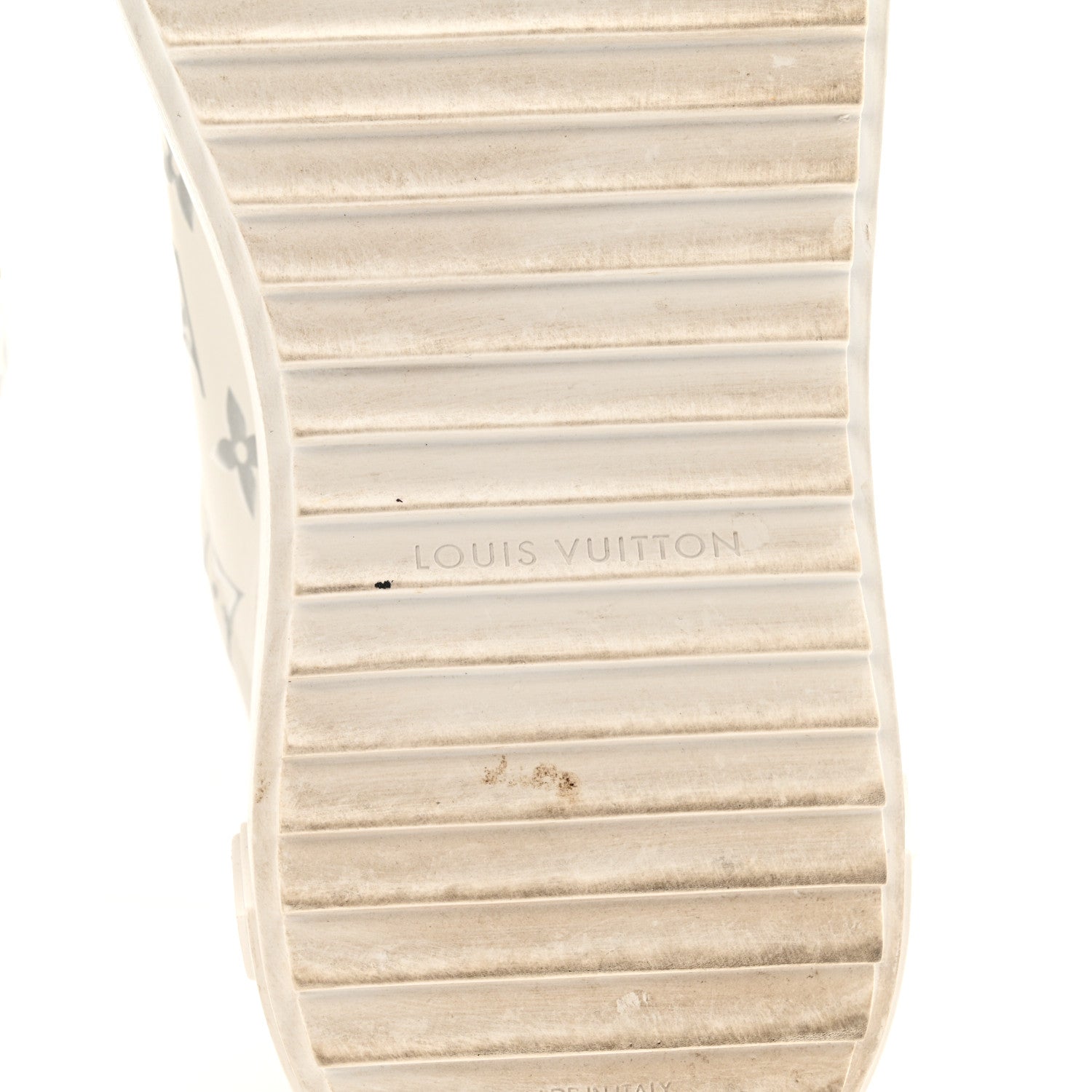 Calfskin Monogram Debossed Time Out Sneakers 38 White Silver £¨ Direct shipment via from wholesalehk.shop