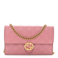 Guccissima Icon Chain Wallet Carmine Rose £¨ Direct shipment via from wholesalehk.shop