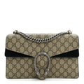 GG Supreme Monogram Small Dionysus Shoulder Bag Black wholesalehk.shop