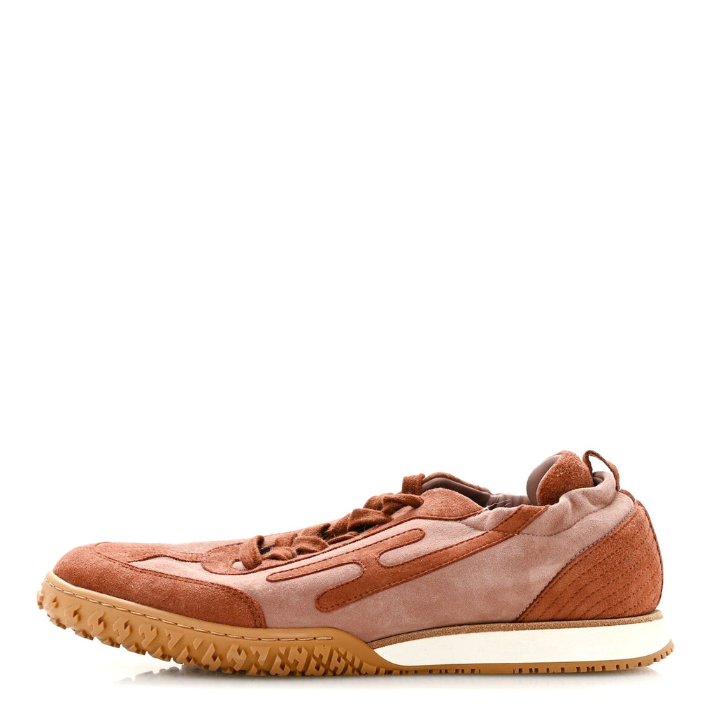 Suede Goatskin Jet Sneakers 38.5 Rose Antique Rouge Sepia wholesalehk.shop