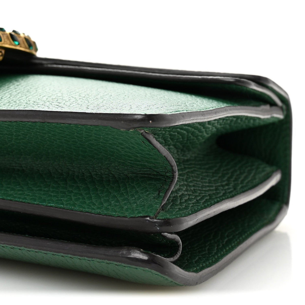 Pebbled Calfskin Small Dionysus Shoulder Bag Emerald wholesalehk.shop