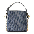 Denim Jacquard Oblique C'est Dior Bucket Bag Blue wholesalehk.shop