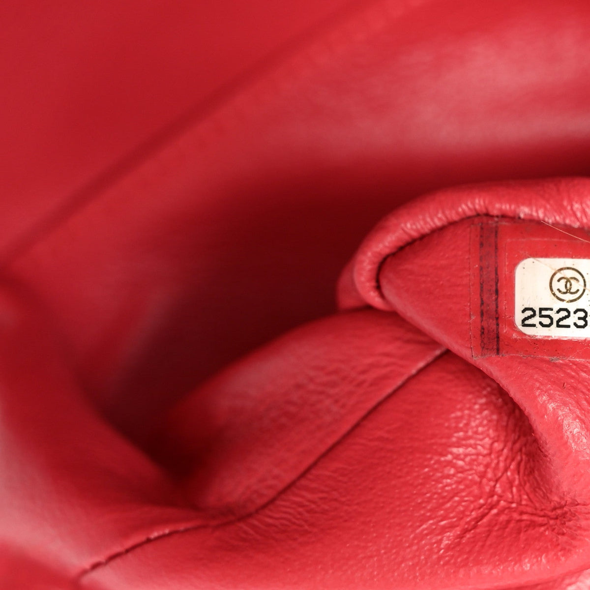 Caviar Quilted Medium Double Flap Dark Pink wholesalehk.shop