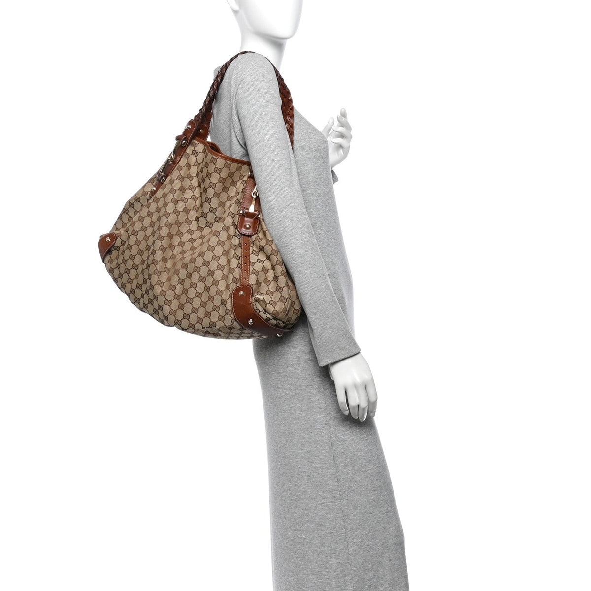 Monogram Medium Pelham Shoulder Bag Brown wholesalehk.shop