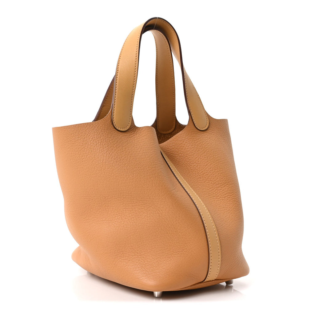 Taurillon Clemence Swift Eclat Picotin Lock 18 PM Caramel £¨ Direct shipment via from wholesalehk.shop