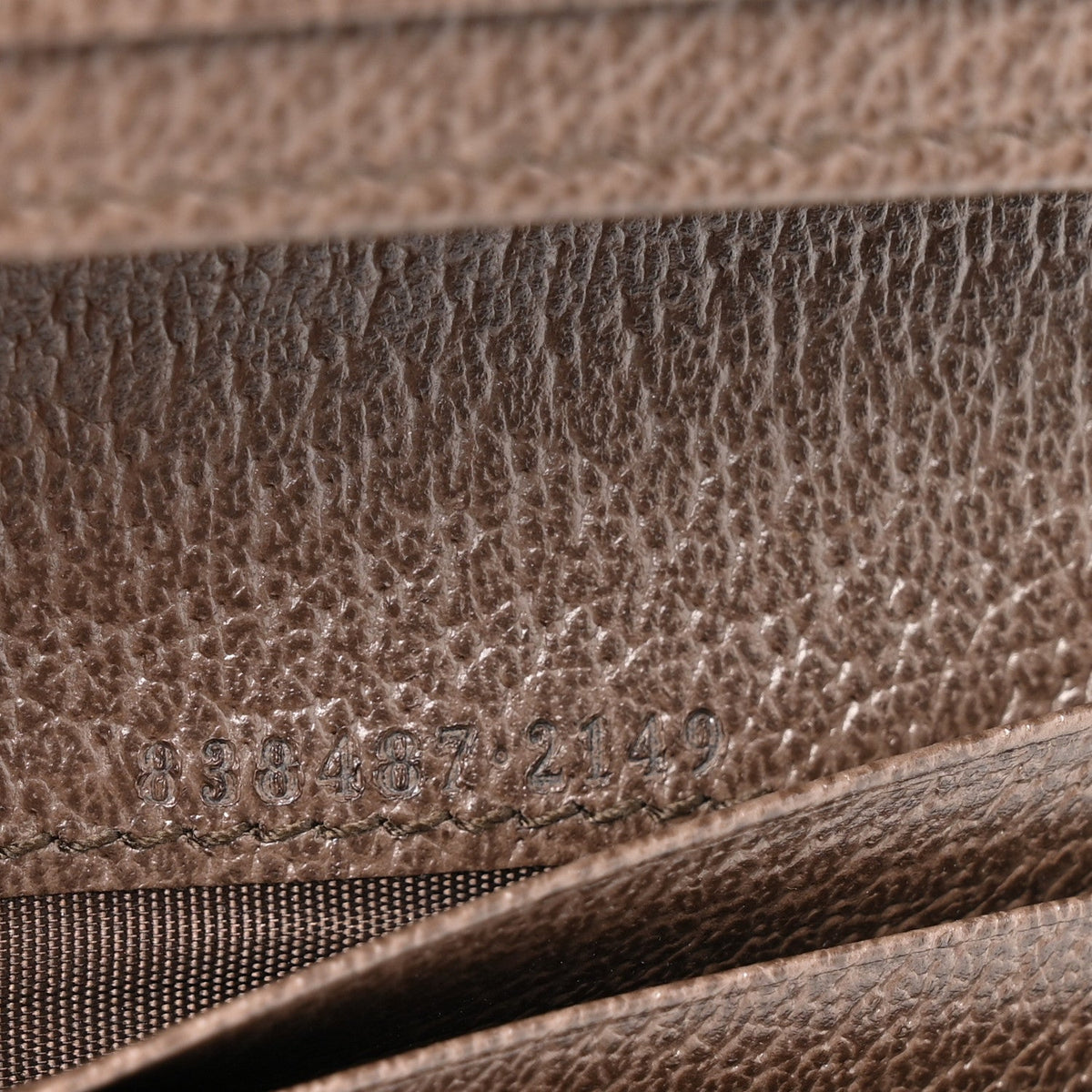 GG Supreme Monogram Web Ophidia Small Wallet Beige Dark Brown Beige Dark Brown wholesalehk.shop