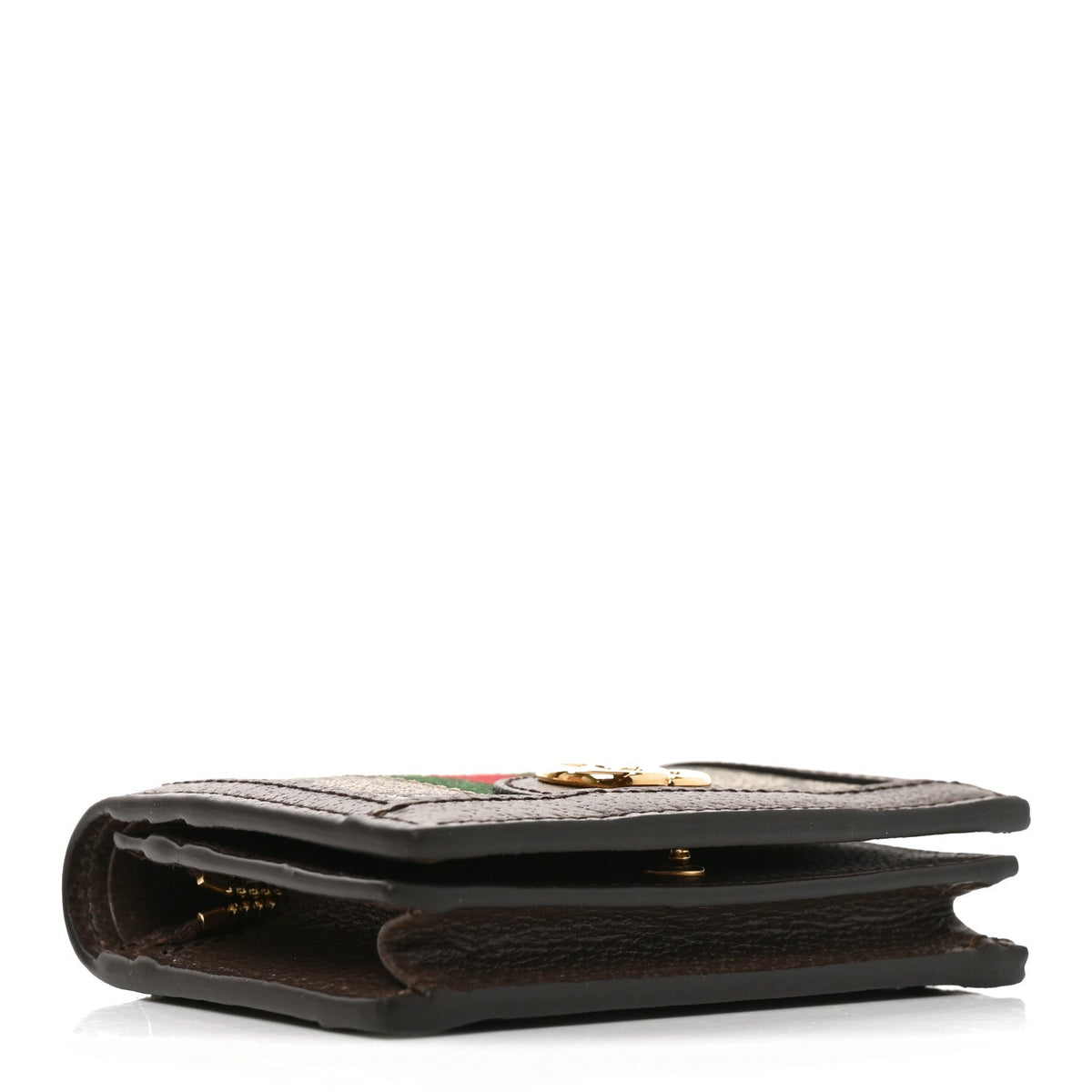GG Supreme Monogram Web Ophidia Card Case Beige New Acero wholesalehk.shop