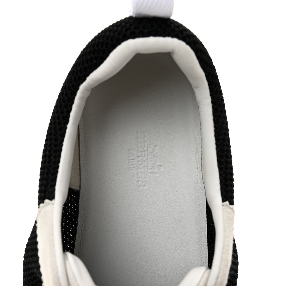 Air Mesh Suede Goatskin Bouncing Sneakers 37 Black Orange wholesalehk.shop