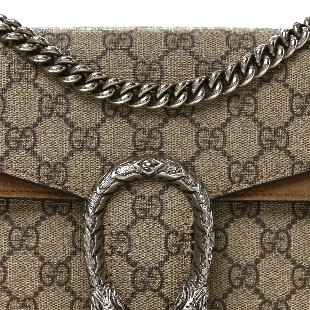 GG Supreme Monogram Small Dionysus Shoulder Bag Taupe wholesalehk.shop
