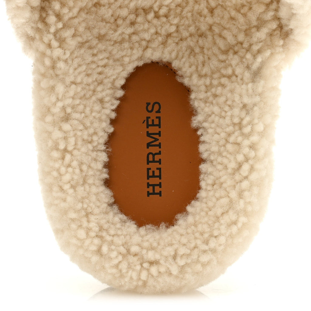 Suede Goatskin Woolskin Womens Chypre Sandals 40 Naturel Ecru wholesalehk.shop