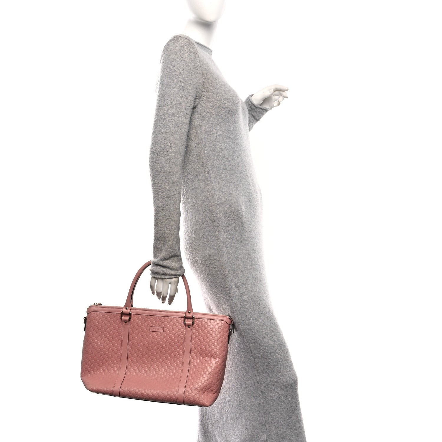 Soft Microguccissima Medium Zippered Satchel Soft Pink £¨ Direct shipment via from wholesalehk.shop