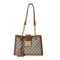 GG Supreme Monogram Calfskin Small Padlock Tote Beige Ebony Tuscany £¨ Direct shipment via from wholesalehk.shop
