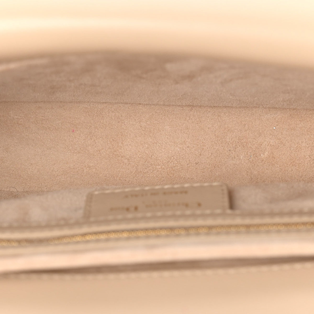 Calfskin Cannage Small Jolie Top Handle Bag Powder Beige wholesalehk.shop