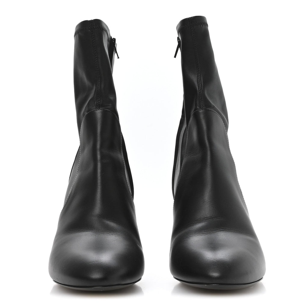 Calfskin Uniformes Silhouette Ankle Boots 39 Black £¨ Direct shipment via from wholesalehk.shop