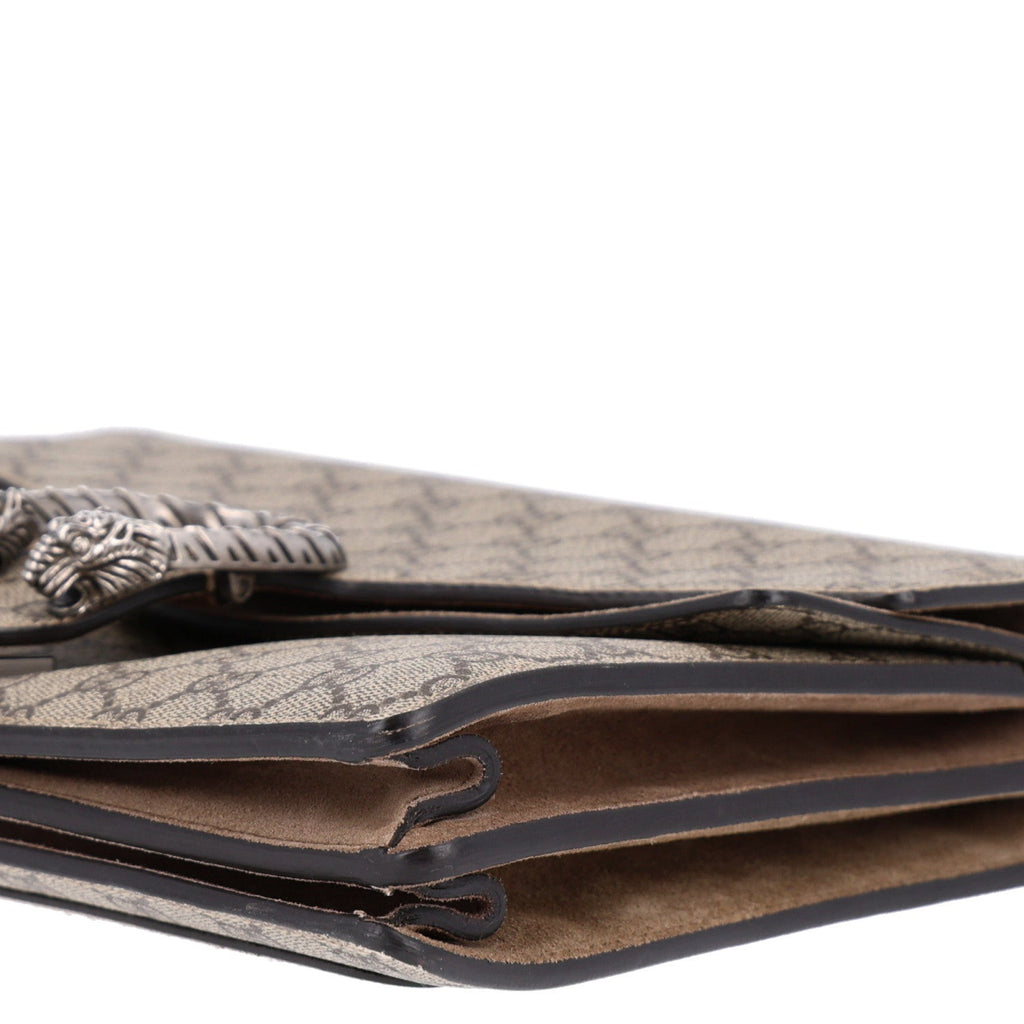 GG Supreme Monogram Medium Dionysus Shoulder Bag Taupe wholesalehk.shop