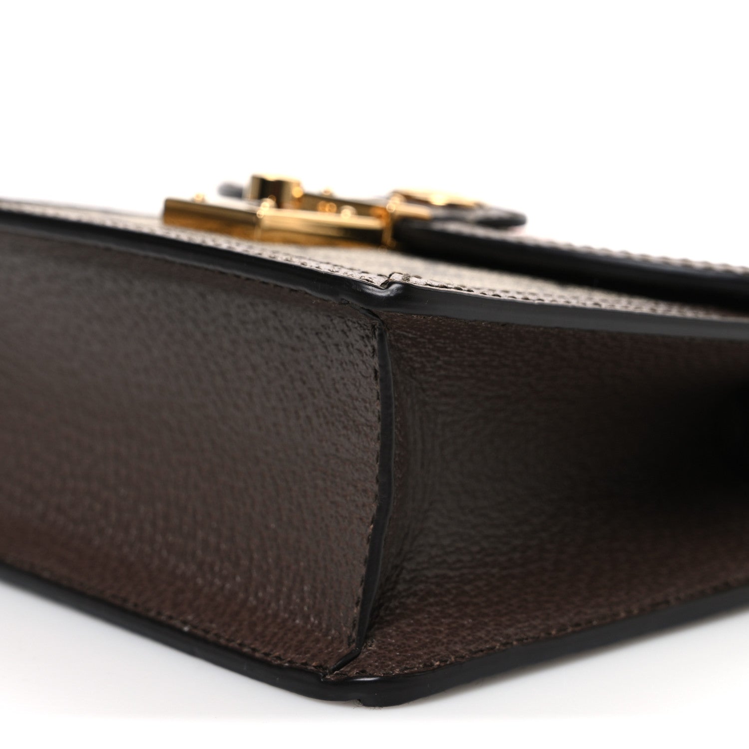 GG Supreme Monogram Textured Dollar Calfskin Web Mini Ophidia Padlock Top Handle Chain Shoulder Bag Beige Ebony New Acero £¨ Direct shipment via from wholesalehk.shop