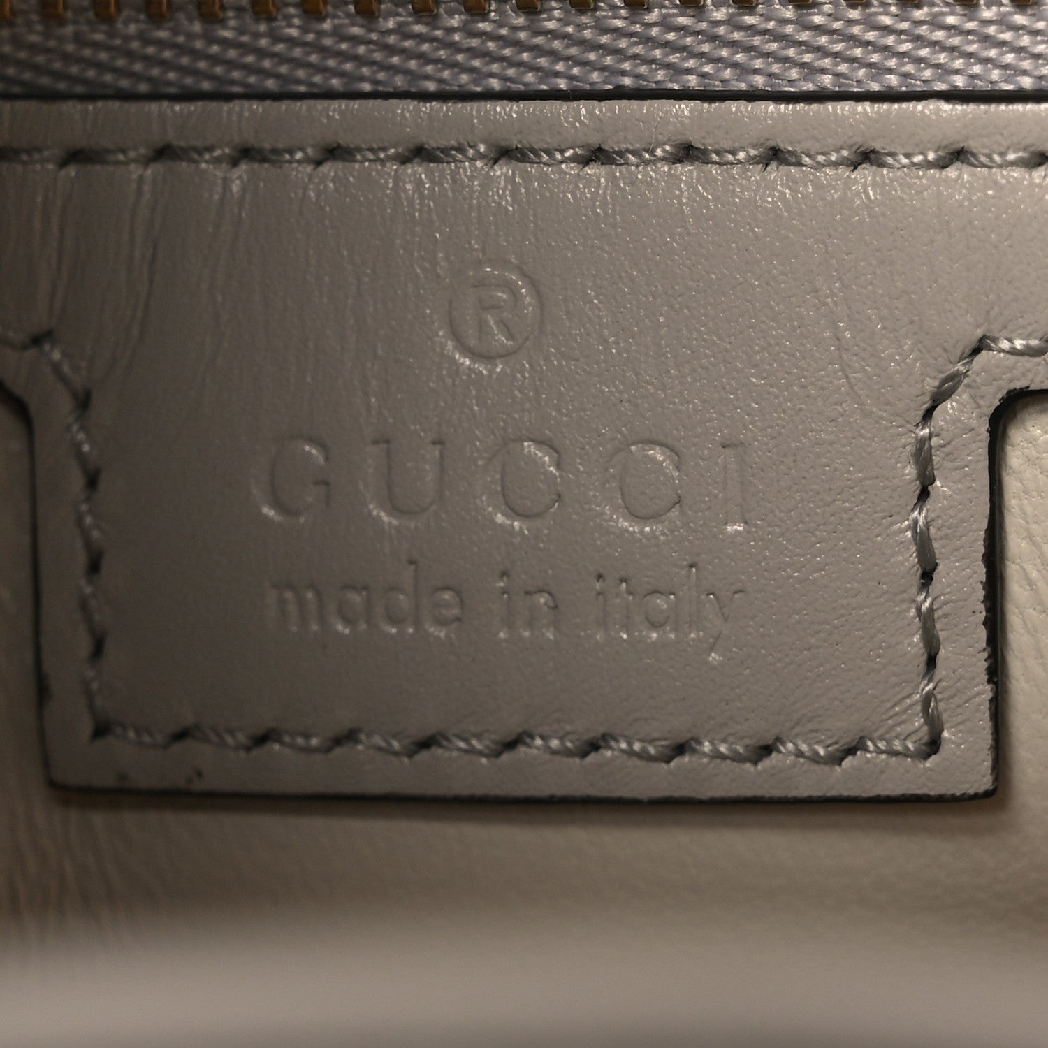 Ancora Calfskin Web Small Jackie Shoulder Bag Light Grey £¨ Direct shipment via from wholesalehk.shop