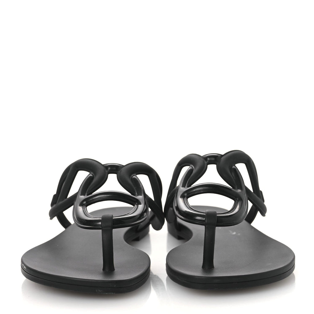 Rubber Womens Egerie Sandals 36 Black wholesalehk.shop