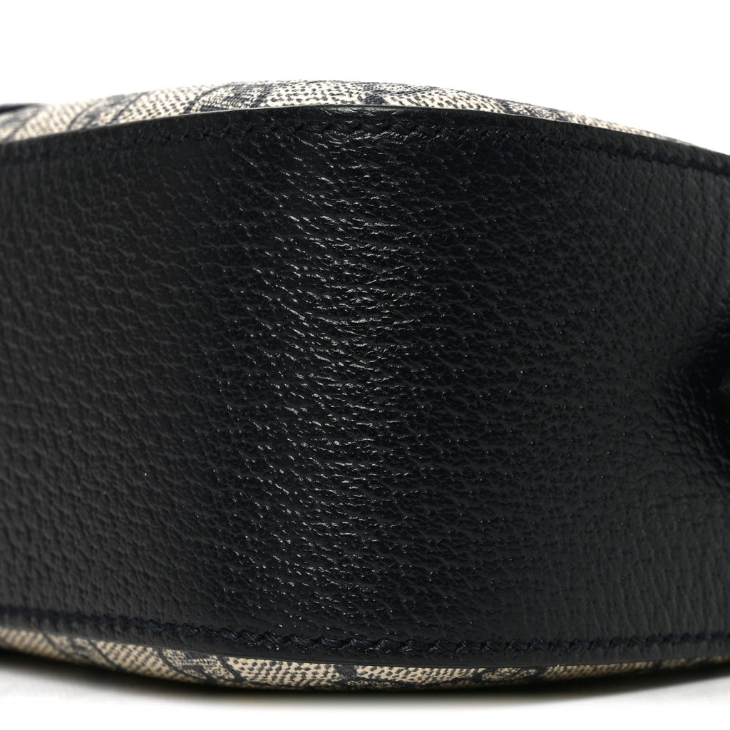 GG Supreme Monogram Textured Dollar Calfskin Web Small Ophidia Camera Bag Beige Blue wholesalehk.shop