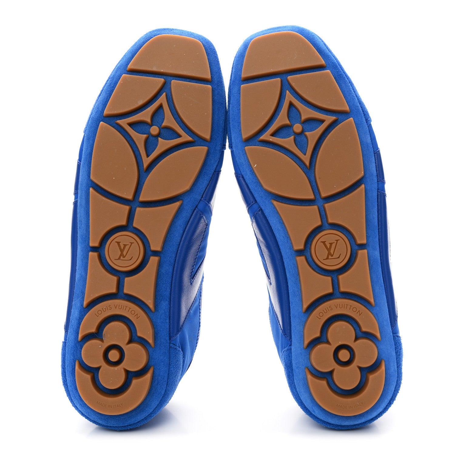 Suede Calfskin LV Sneakerina 39.5 Electric Blue £¨ Direct shipment via from wholesalehk.shop