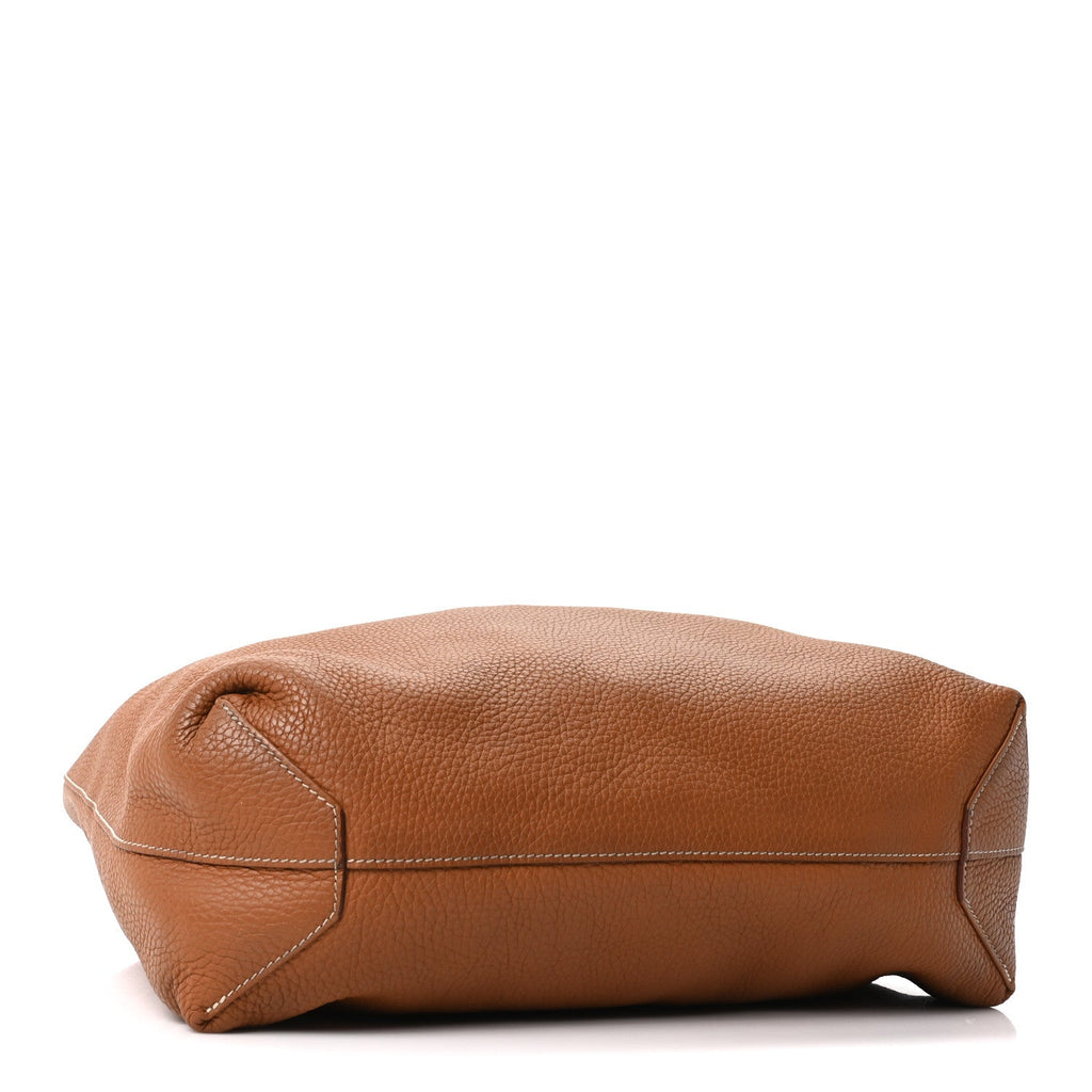 Taurillon Clemence Double Sens Reversible Tote Orange Gold £¨ Direct shipment via from wholesalehk.shop