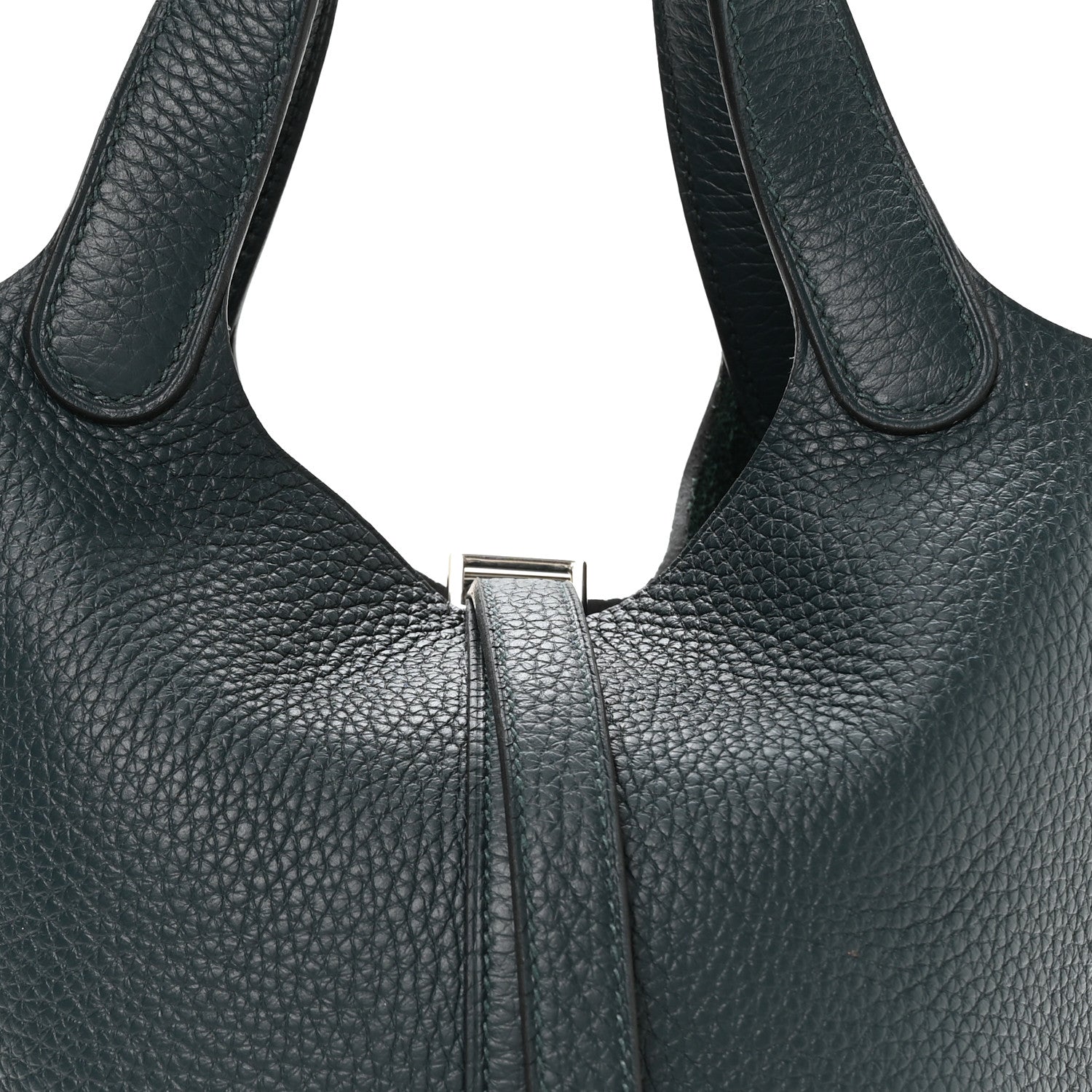 Taurillon Clemence Picotin Lock 18 PM Vert Cypress £¨ Direct shipment via from wholesalehk.shop