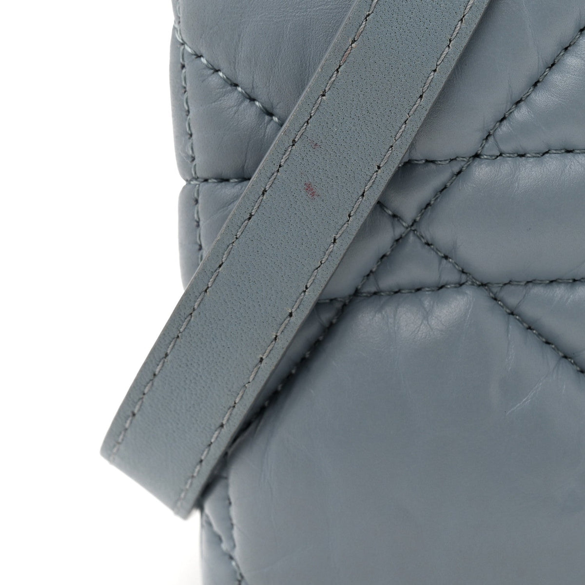 Lambskin Macrocannage Mini Dior Caro Bag Cloud Blue wholesalehk.shop