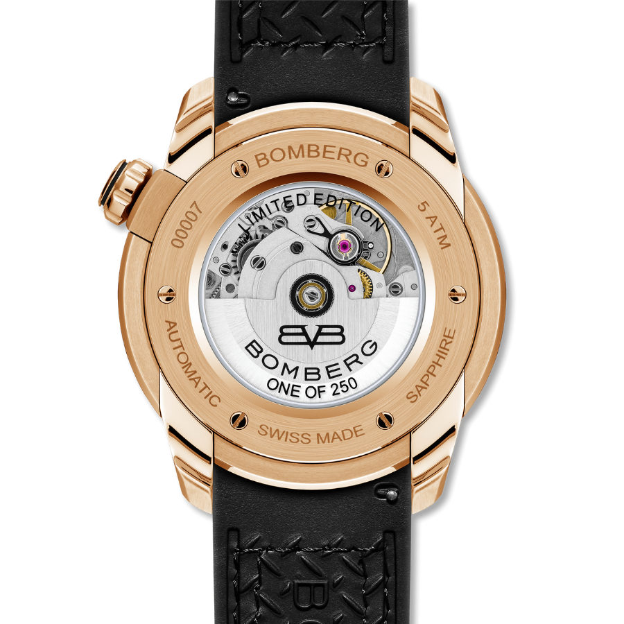 Bomberg Día De Los Muertos Men's Gold Watch wholesalehk.shop