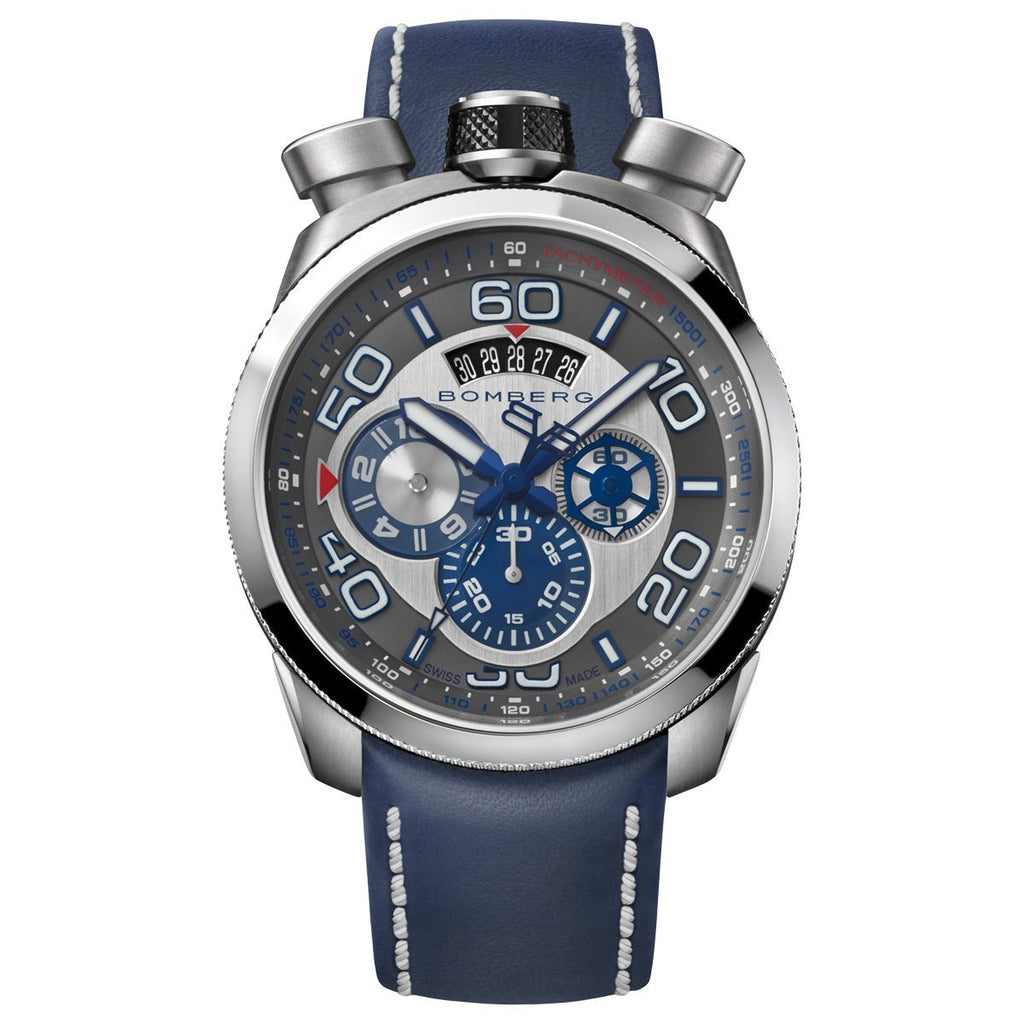 Bomberg Men's Chronograph Watch BOLT-68 Blue wholesalehk.shop