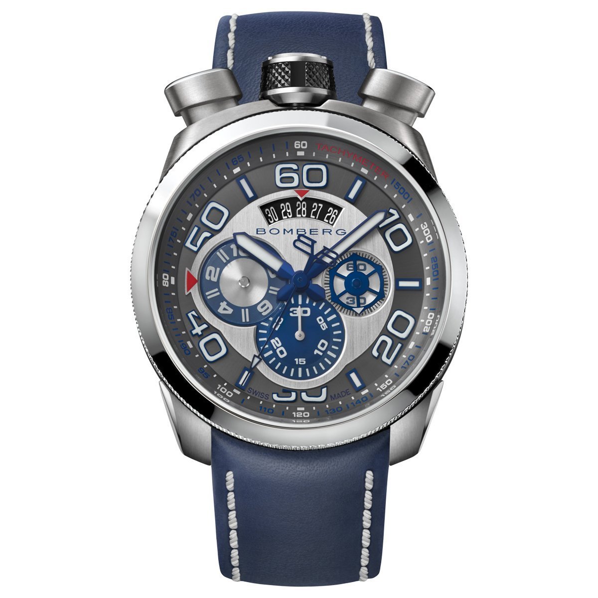 Bomberg Men's Chronograph Watch BOLT-68 Blue wholesalehk.shop