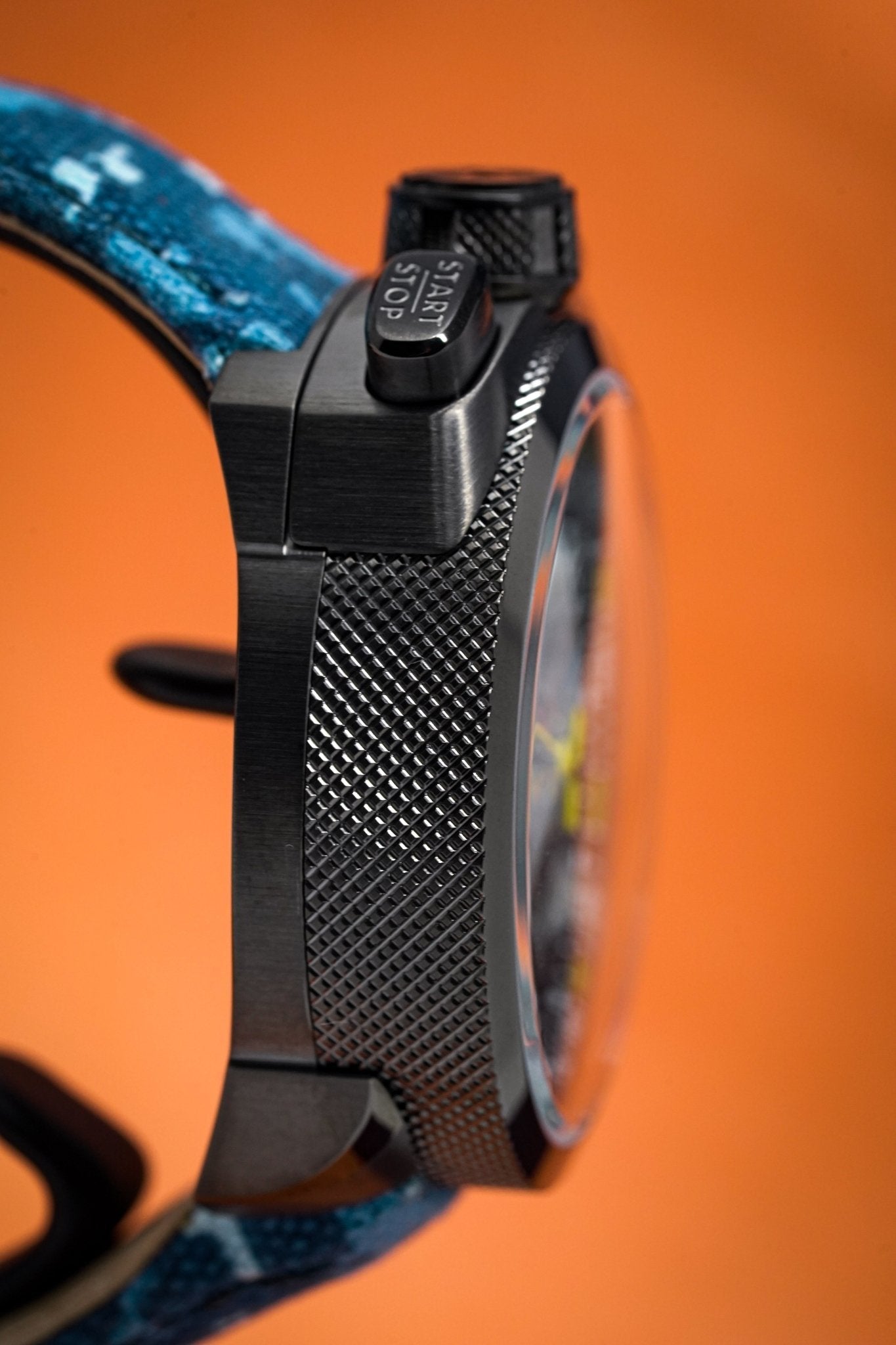 Bomberg Men's Chronograph Watch BOLT-68 Blue Camo Limited Edition wholesalehk.shop