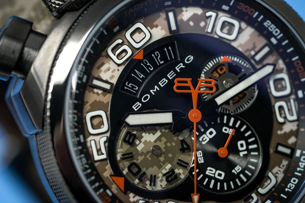 Bomberg Men's Chronograph Watch BOLT-68 Desert Camo Limited Edition wholesalehk.shop