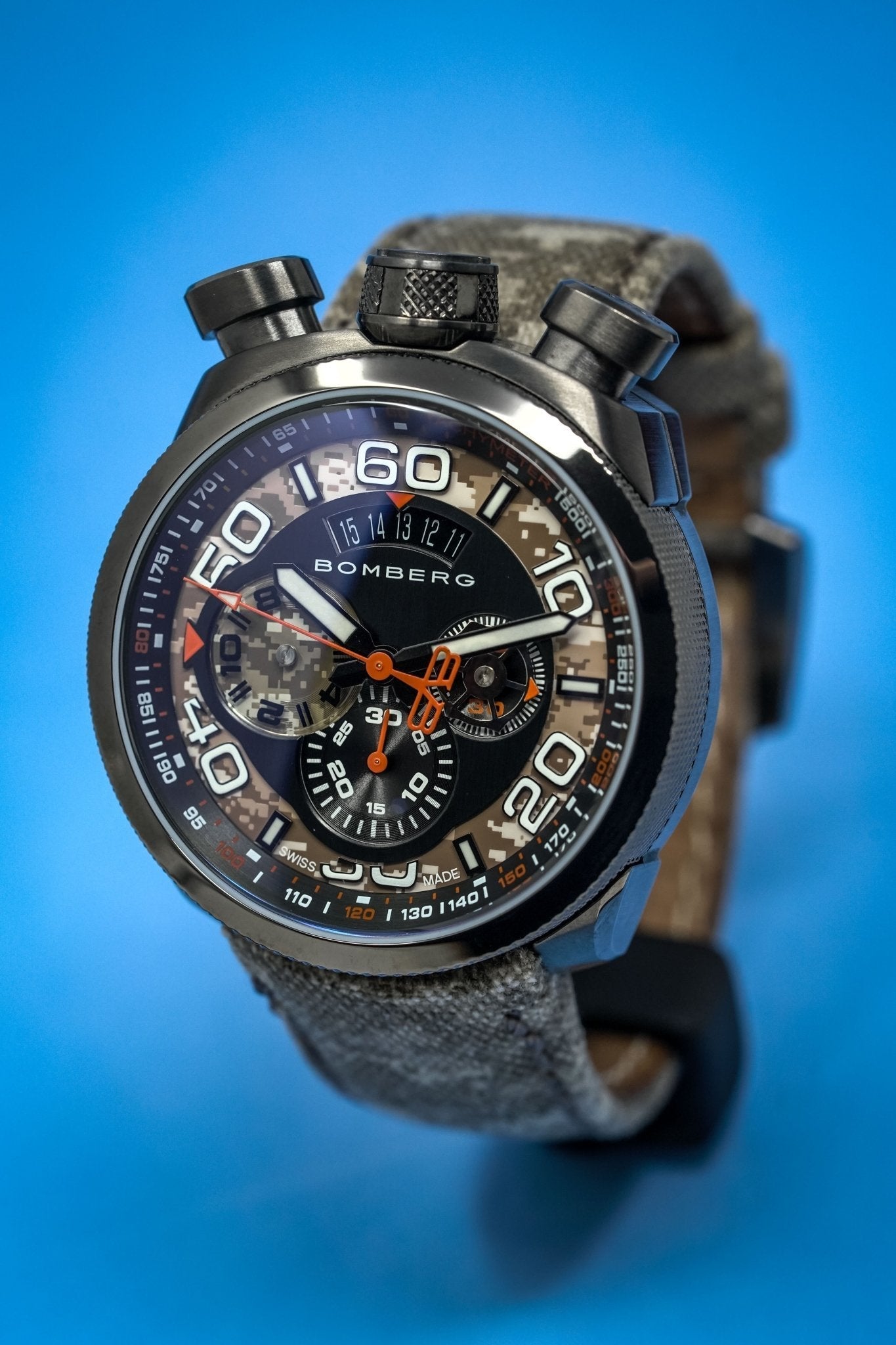Bomberg Men's Chronograph Watch BOLT-68 Desert Camo Limited Edition wholesalehk.shop