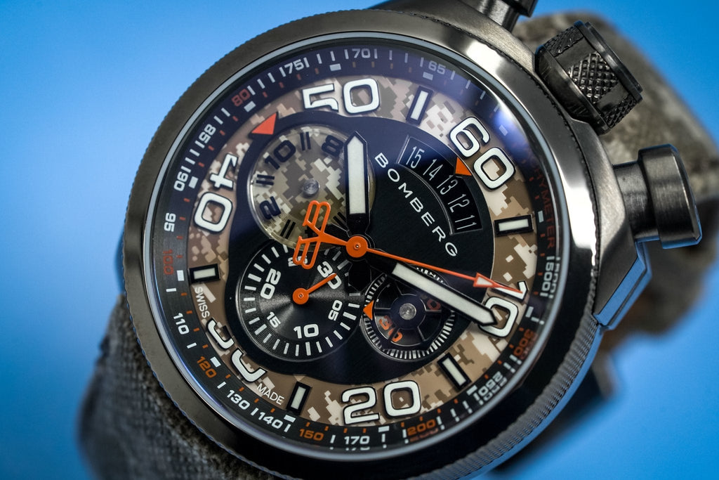Bomberg Men's Chronograph Watch BOLT-68 Desert Camo Limited Edition wholesalehk.shop