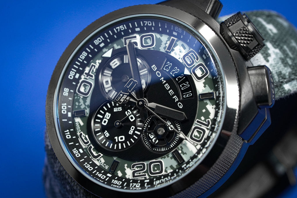 Bomberg Chronograph Watch BOLT-68 Winter Camo Limited Edition wholesalehk.shop