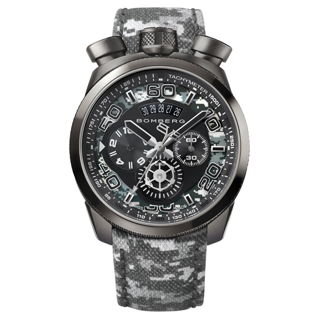 Bomberg Chronograph Watch BOLT-68 Winter Camo Limited Edition wholesalehk.shop