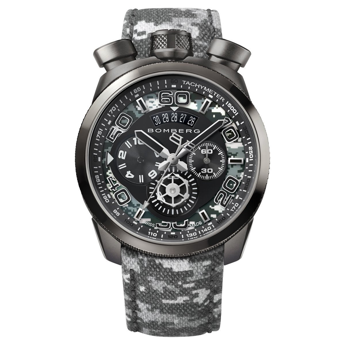 Bomberg Chronograph Watch BOLT-68 Winter Camo Limited Edition wholesalehk.shop