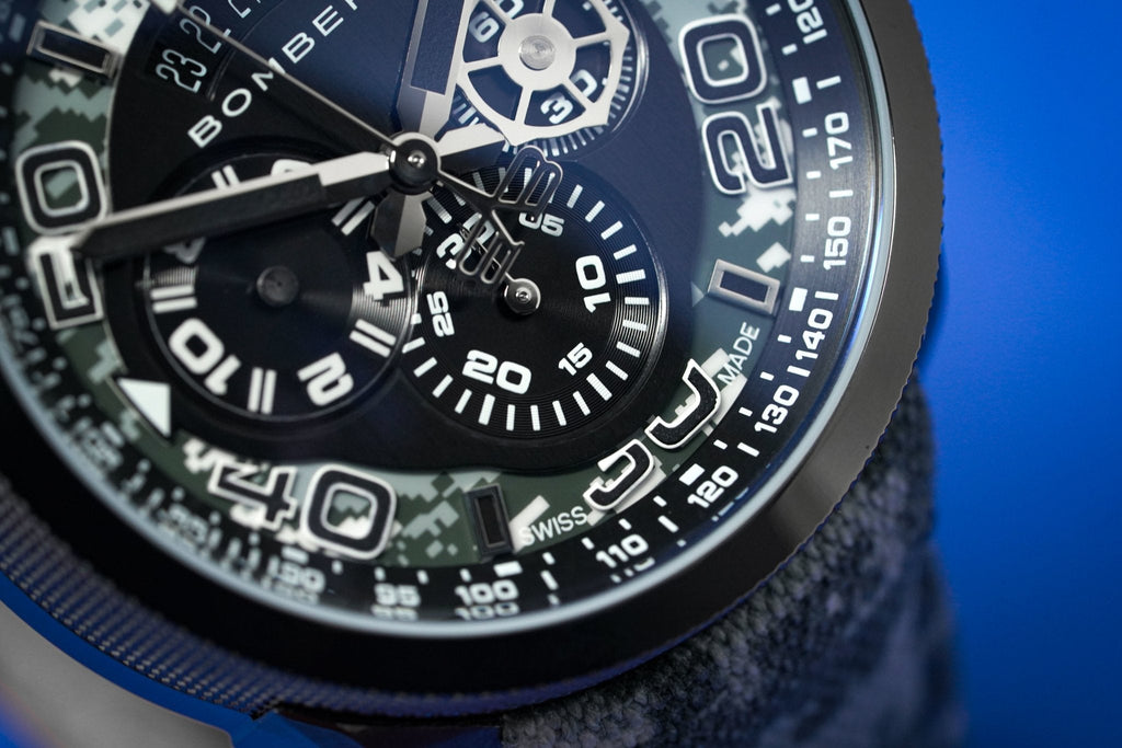 Bomberg Chronograph Watch BOLT-68 Winter Camo Limited Edition wholesalehk.shop