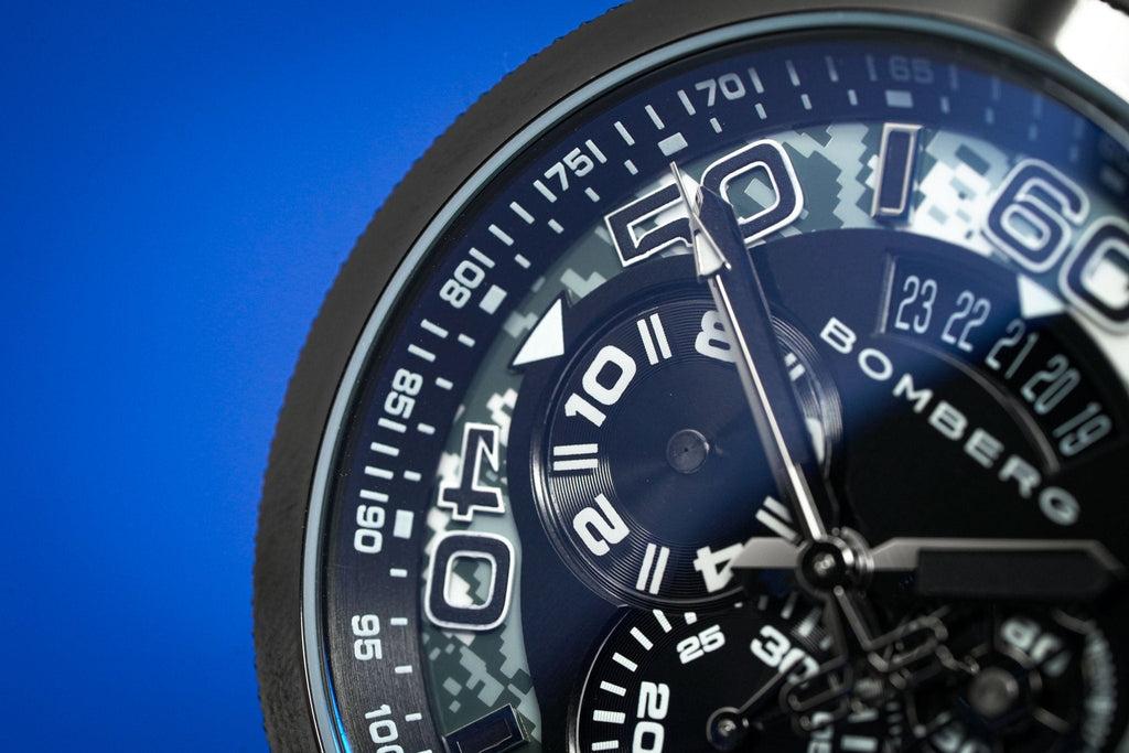 Bomberg Chronograph Watch BOLT-68 Winter Camo Limited Edition wholesalehk.shop