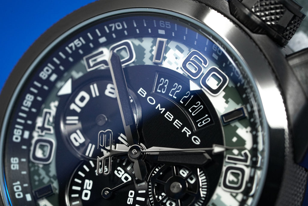 Bomberg Chronograph Watch BOLT-68 Winter Camo Limited Edition wholesalehk.shop