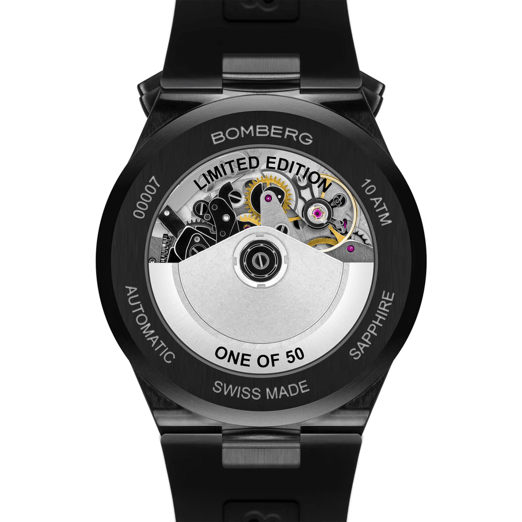 Bomberg Men's Bolt-68 Neo Calaveras Black Watch wholesalehk.shop