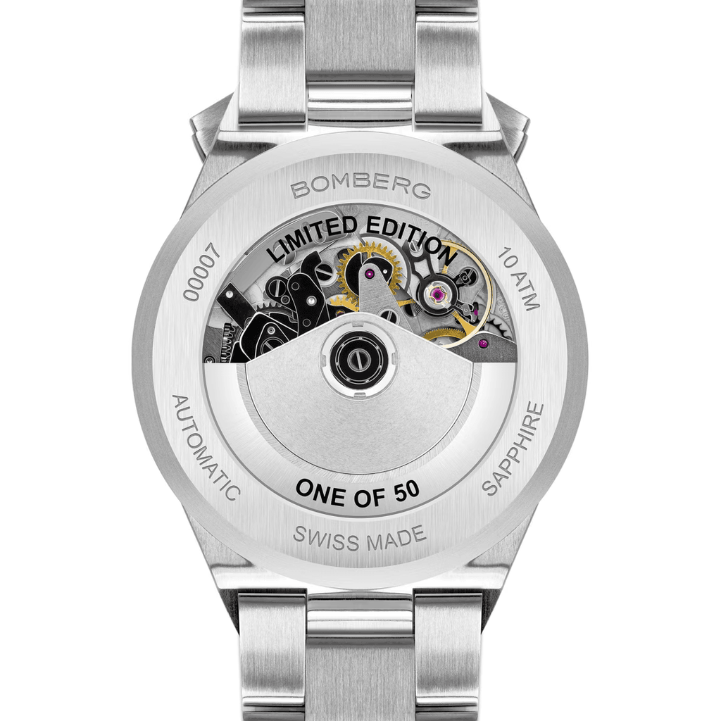 Bomberg Men's Bolt-68 Neo Calaveras Black Silver wholesalehk.shop