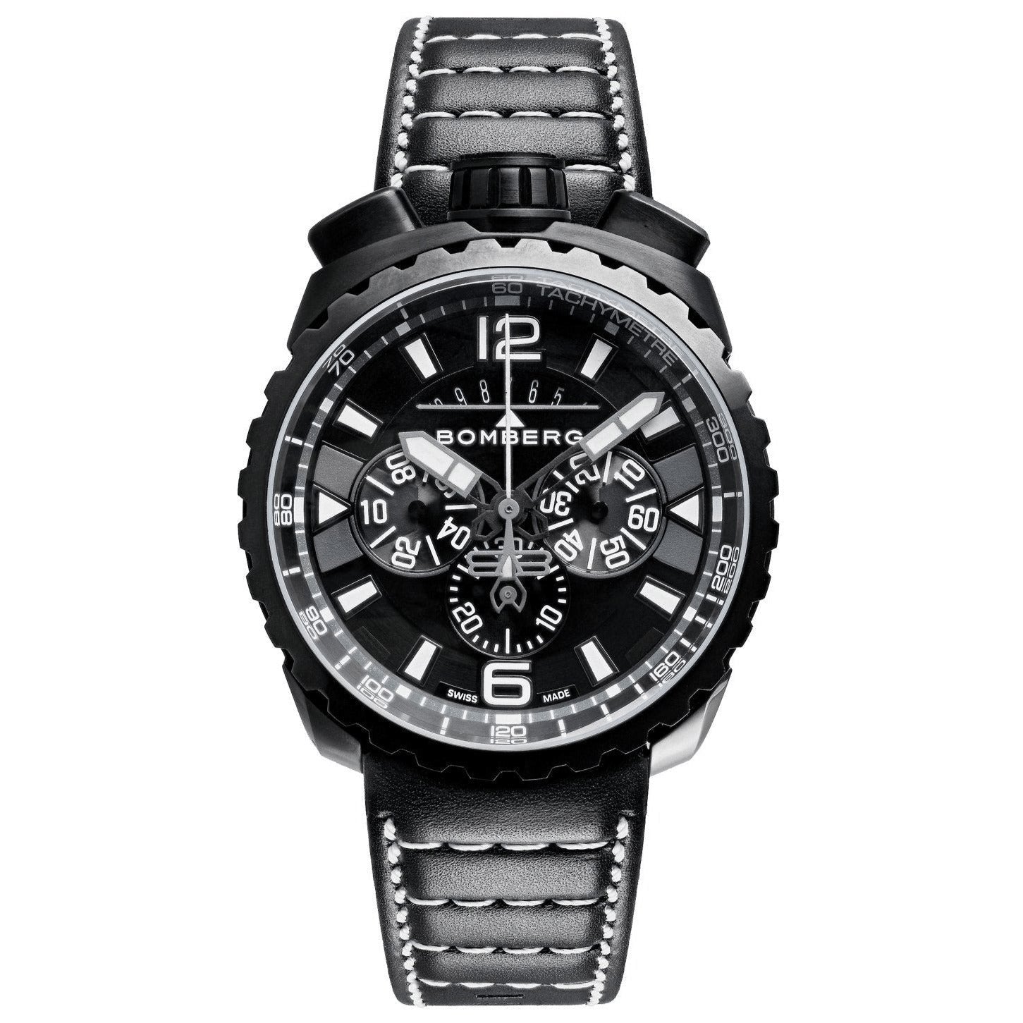Bomberg Chronograph Watch BOLT-68 Black PVD wholesalehk.shop