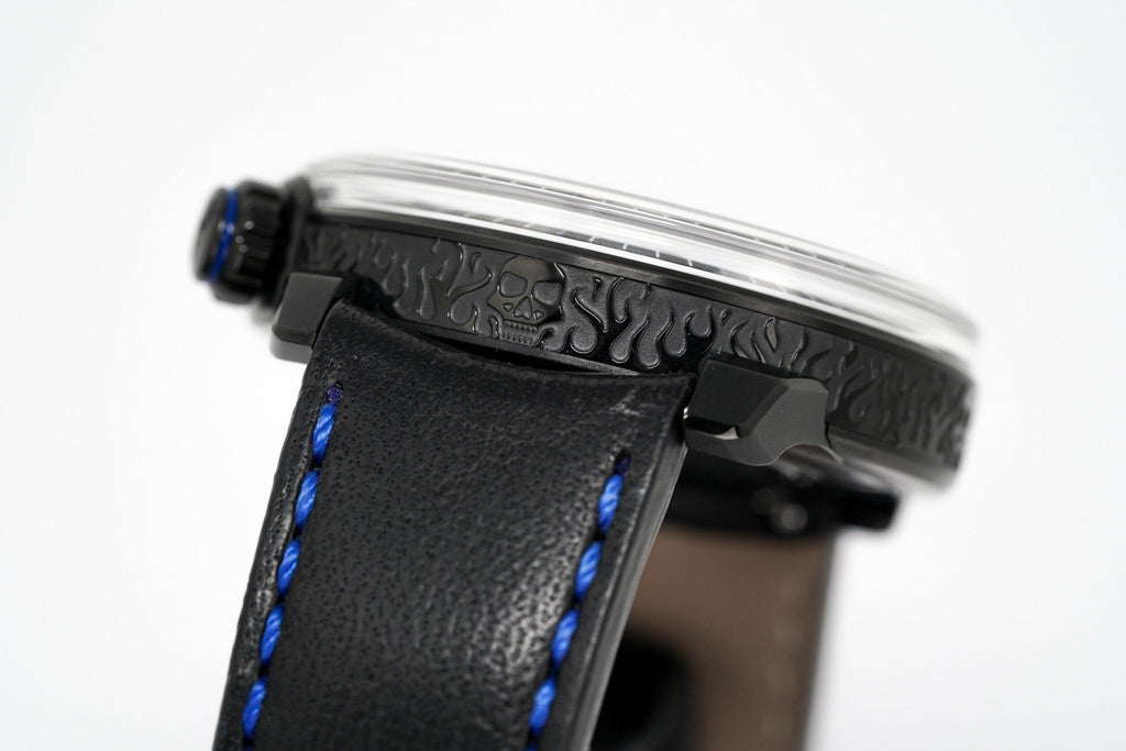Bomberg Watch BB-01 Automatic Blue Skull wholesalehk.shop